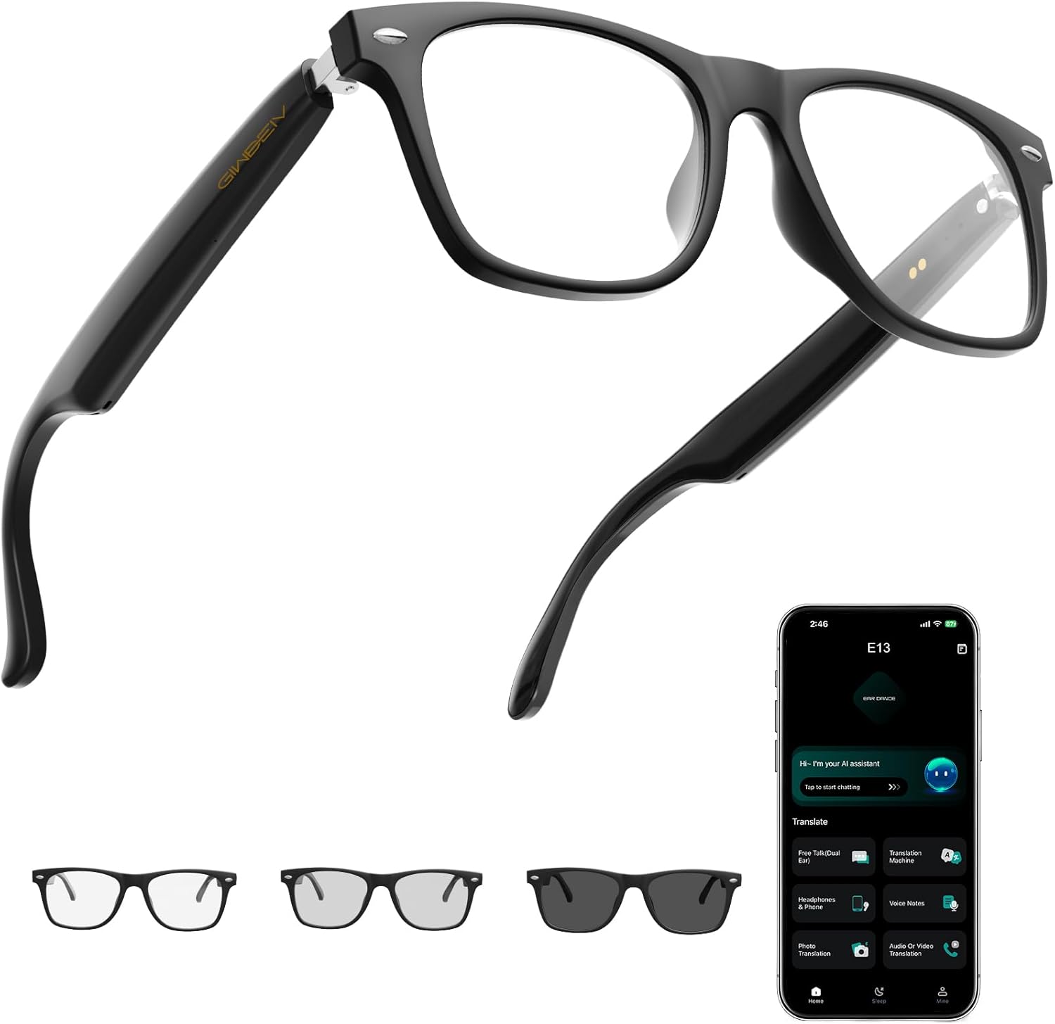 AI Smart Glasses for Men and Women with Chat GPT