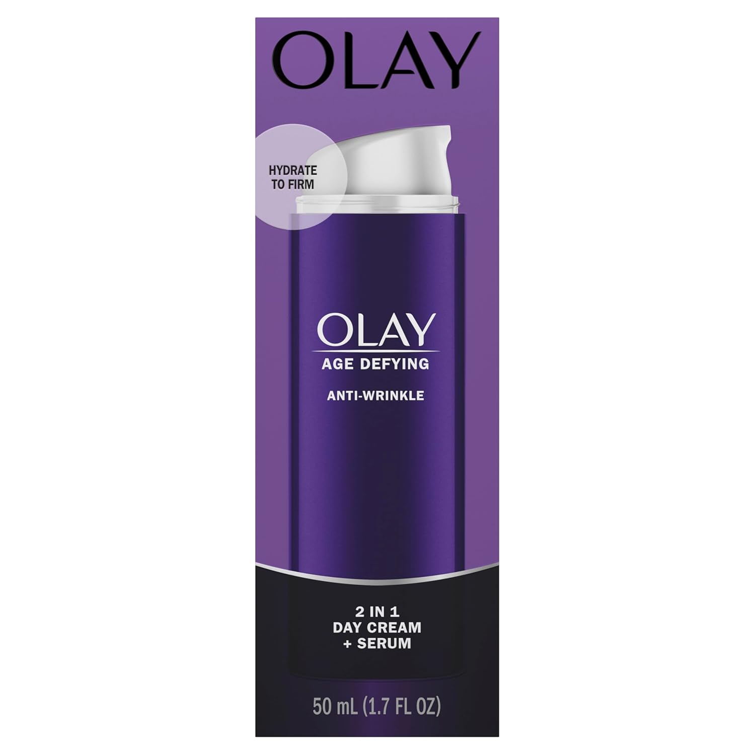 Olay Face Serum, Age Defying Anti-Wrinkle 2-in-1 Day Cream