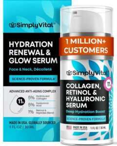 SimplyVital Collagen, Retinol & Hyaluronic Acid Serum