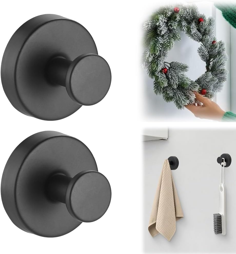 2025 Upgraded Suction Cup Hooks for Door Wreaths