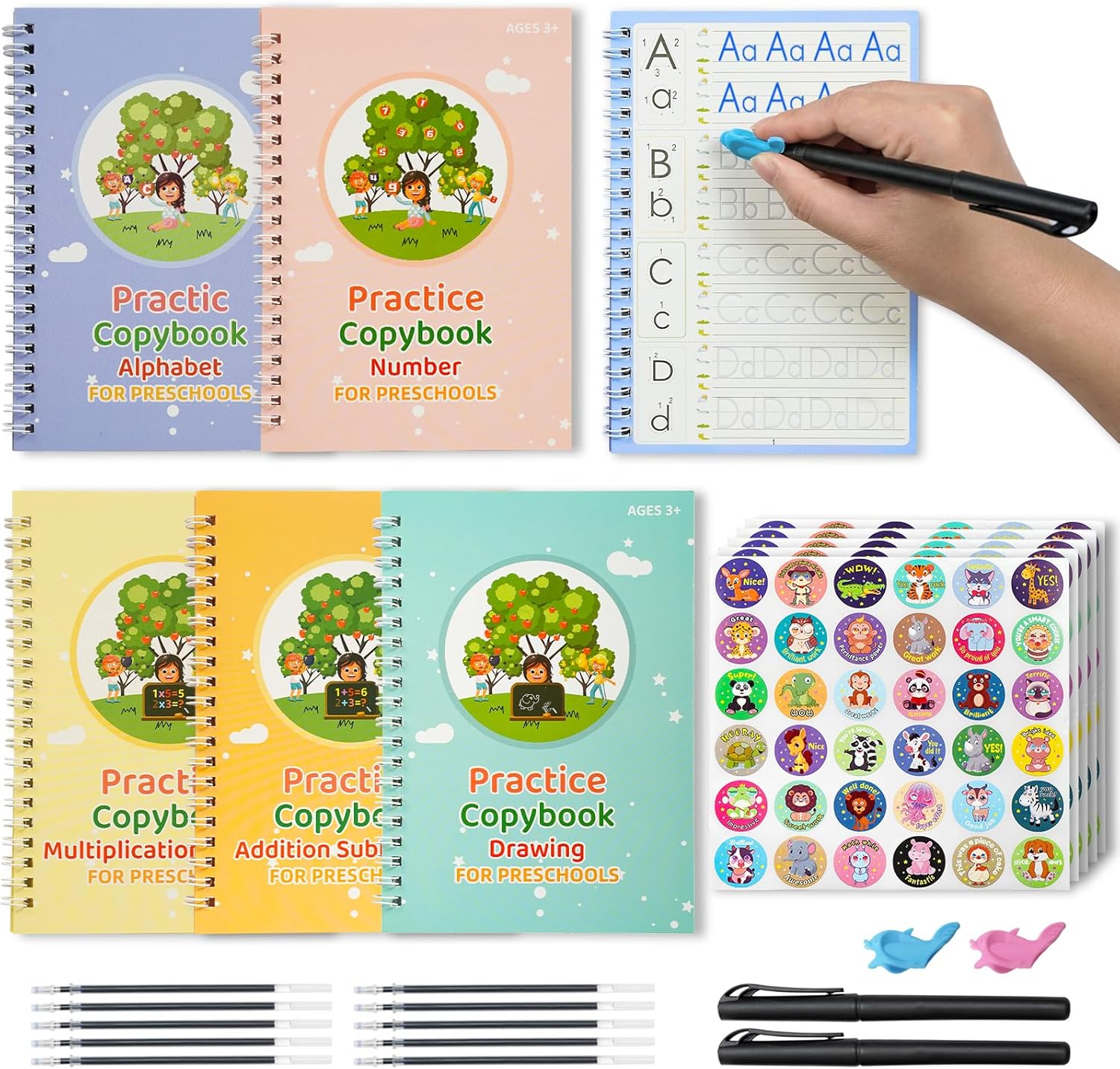 Magic Grooved Practice Copybooks for Kids