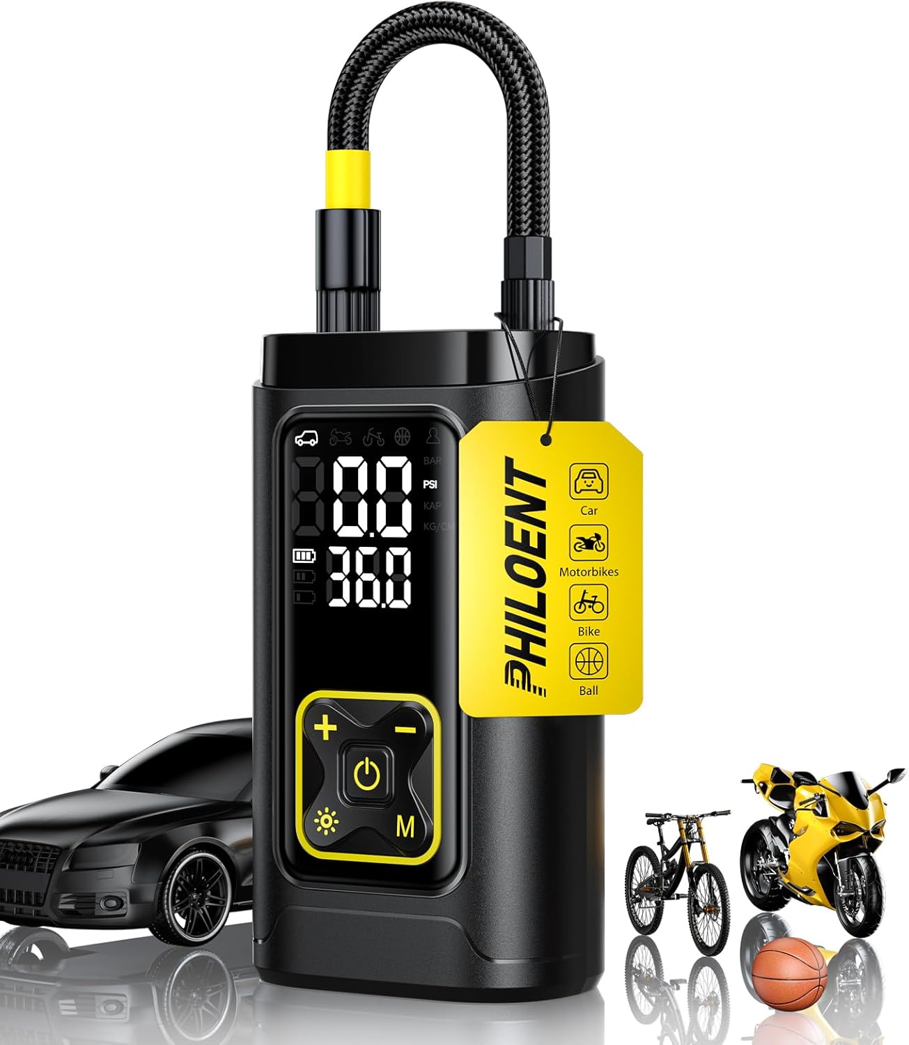 Tire Inflator Portable Air Compressor
