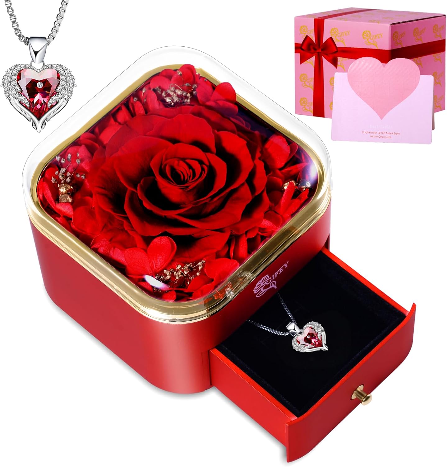 Valentines Day Gifts for Her Preserved Real Rose
