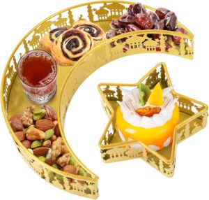 2PCS Ramadan Serving Trays