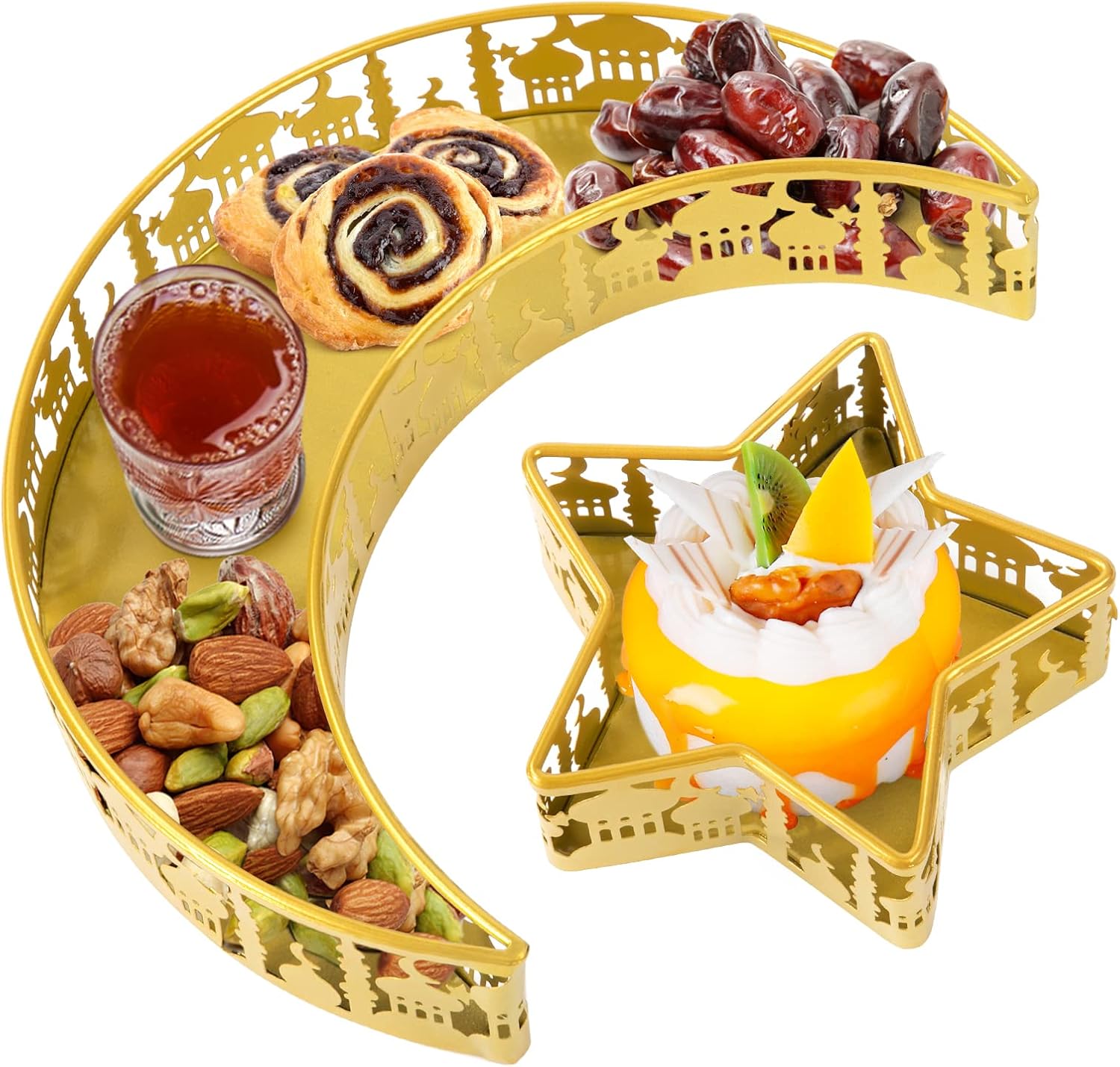 2PCS Ramadan Serving Trays