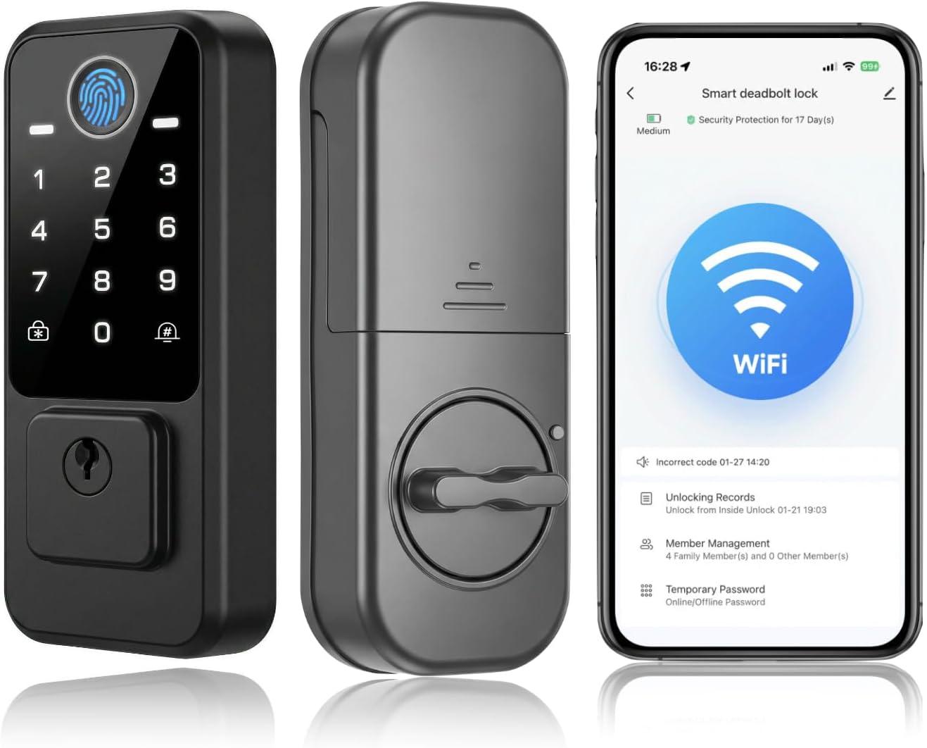 Smart Door Lock with Built-in WiFi