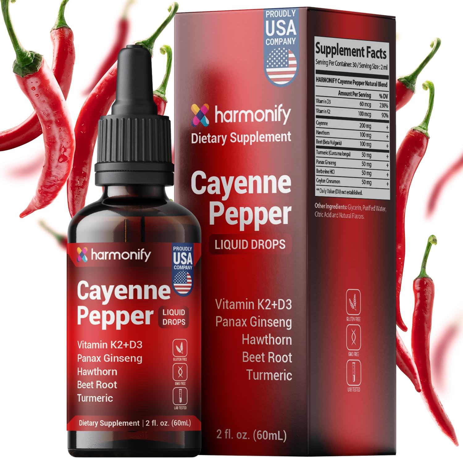 Cayenne Pepper Liquid Drops