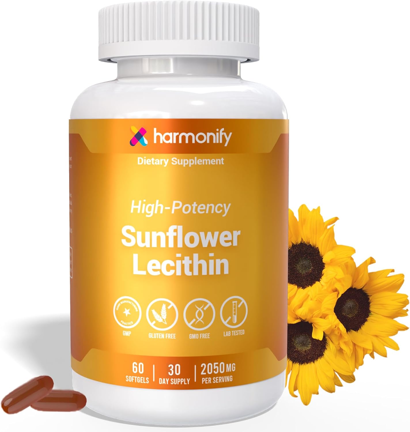 Sunflower Lecithin Wellness Supplement