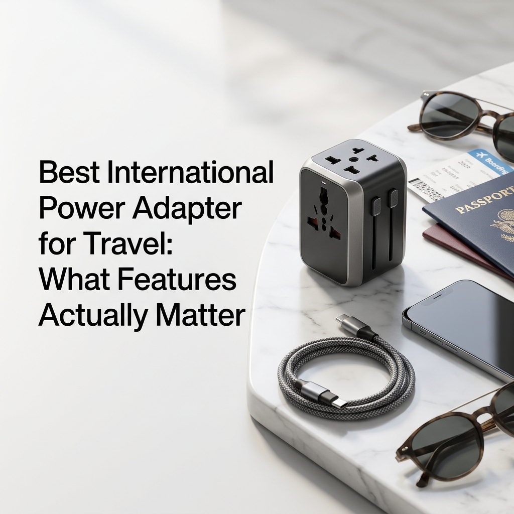 Best International Power Adapter for Travel: What Features Actually Matter