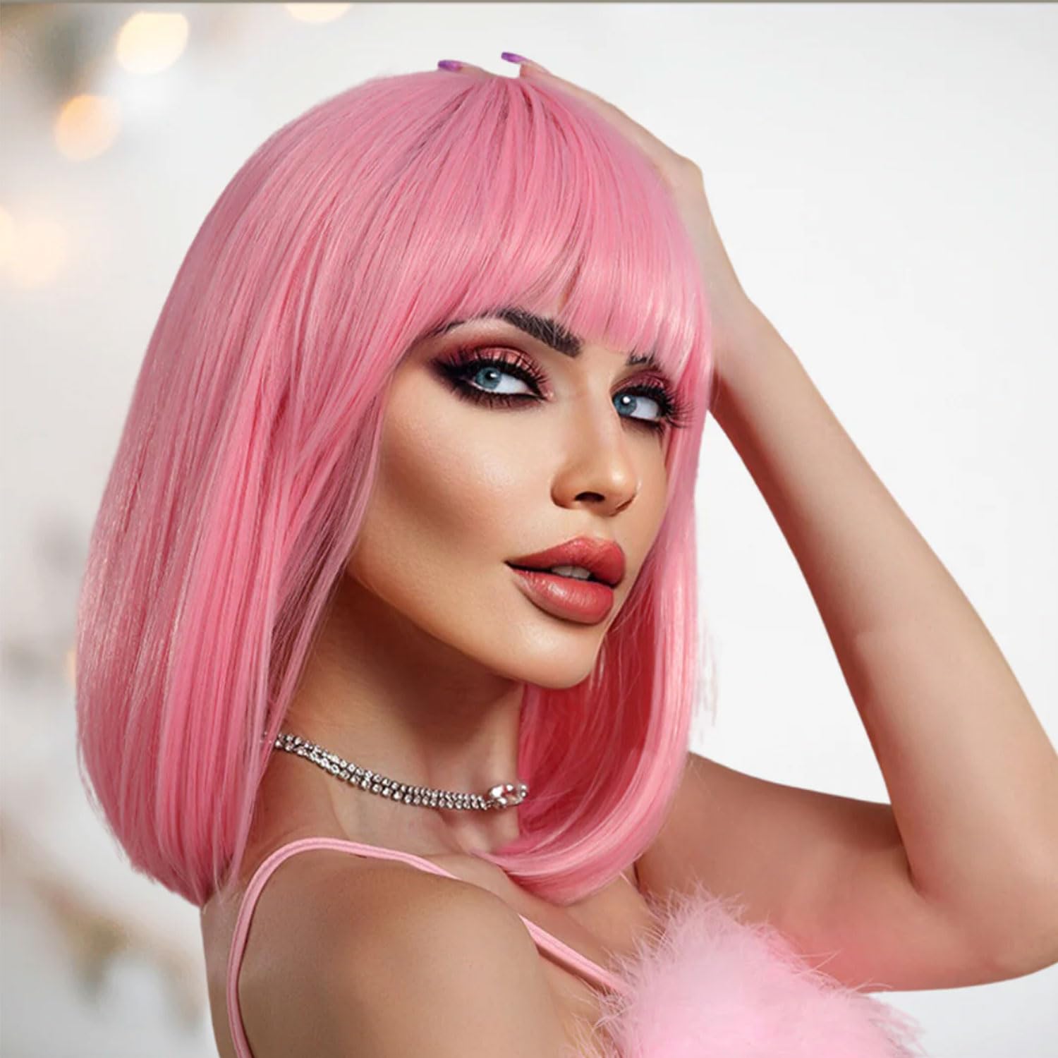 Pink Wigs for Women