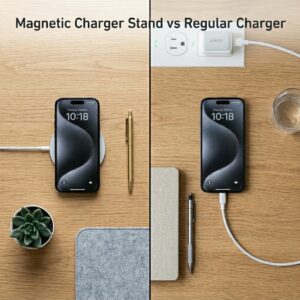 Magnetic Charger Stand vs Regular Charger: Which One Should You Actually Buy?