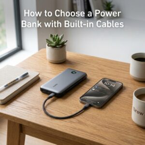 How to Choose a Power Bank with Built-in Cables: Buyer’s Guide