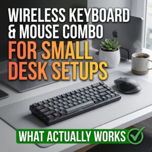 Wireless Keyboard and Mouse Combo for Small Desk Setups: What Actually Works