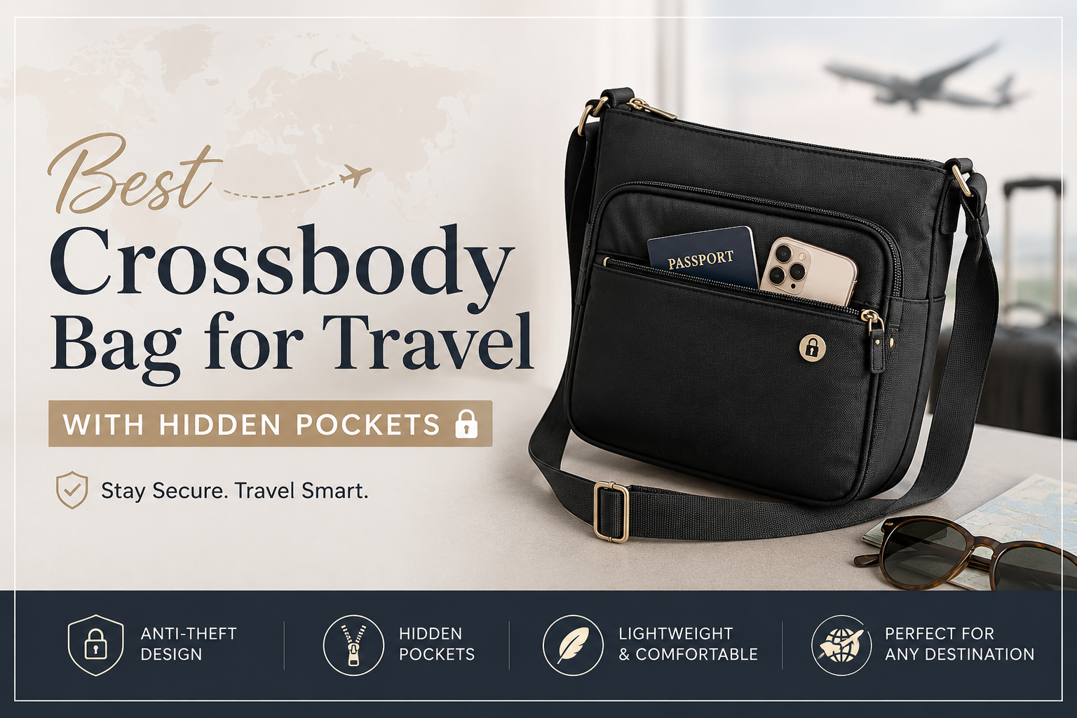 Best Crossbody Bag for Travel with Hidden Pockets