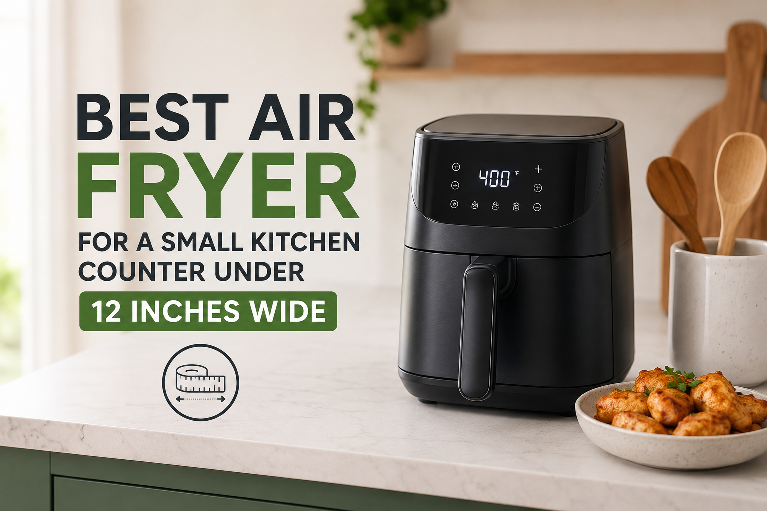 Best Air Fryer for a Small Kitchen Counter Under 12 Inches Wide