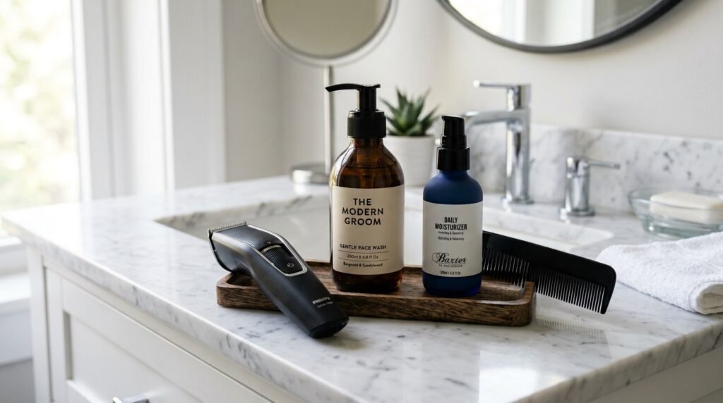 Men's Grooming Kit for Beginners