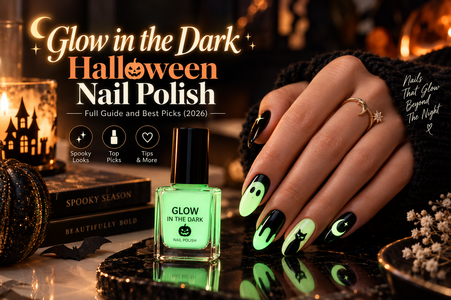 Glow in the Dark Halloween Nail Polish