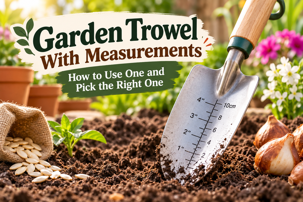 Garden Trowel With Measurements